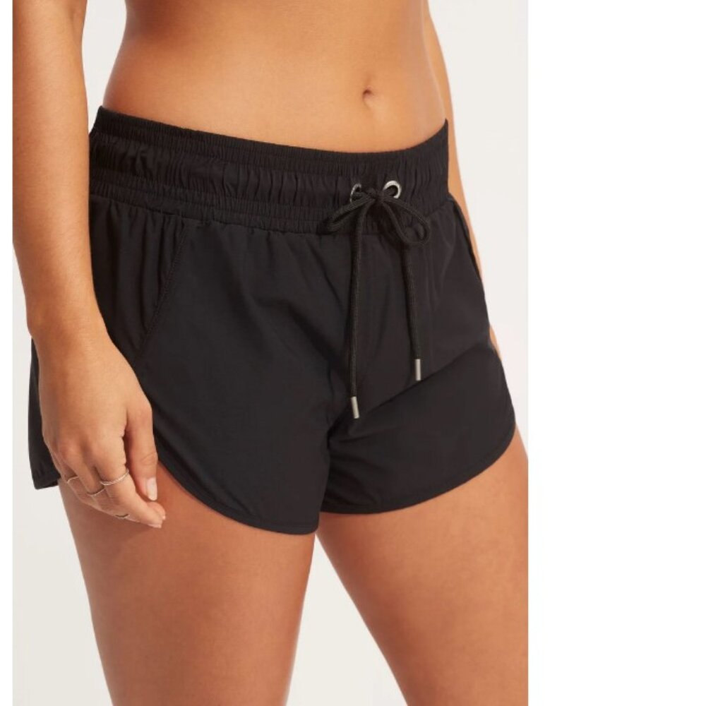 Seafolly  Australia Board Short - Black - Size XS
